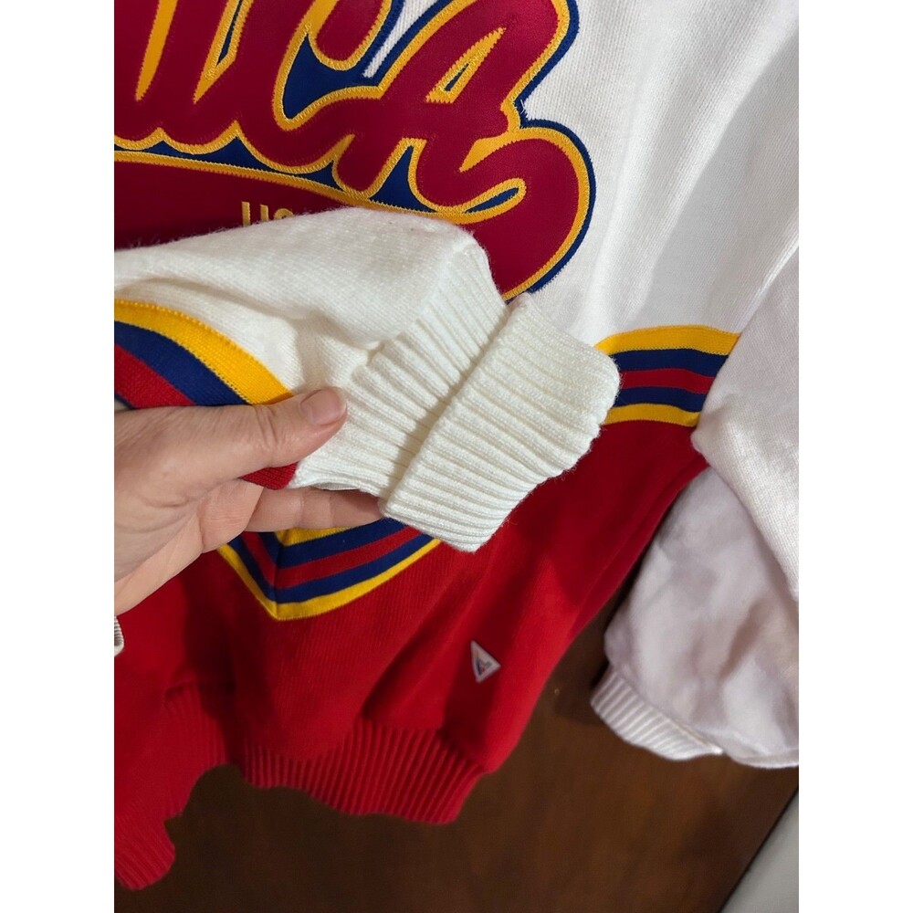 Vintage Varsity Spirit UCA Cheerleading Sweater sz 36 USA Made 80s 90s - Picture 7 of 7